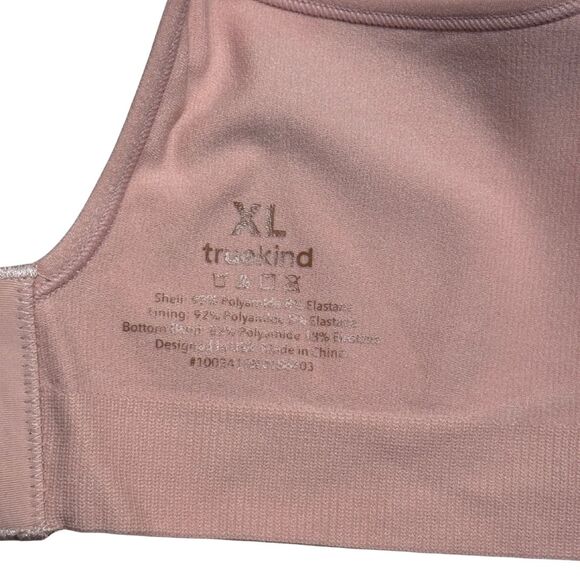 Shapermint TRUEKIND Everyday Comfort Straps Wirefree Shaper Bra Rose Tan NWT XL - Picture 6 of 9